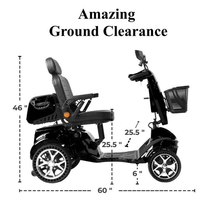Gladiator 4 Wheel Heavy Duty Portable Mobility Scooter