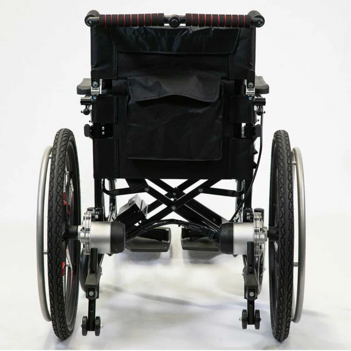 ModelHHybridElectricWheelchairBackView