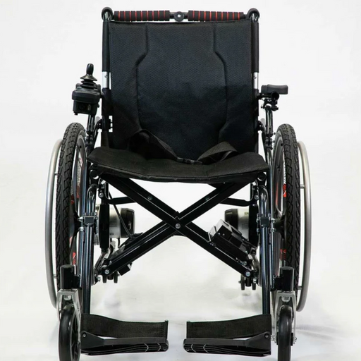 ModelHManualAndElectricWheelchairStraightFrontView