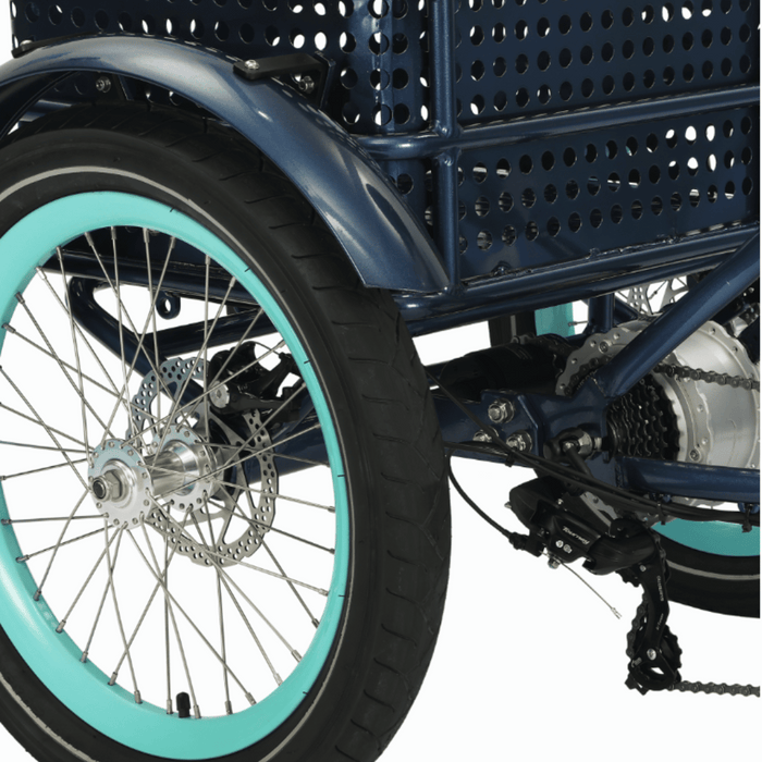 Relaxed_Body_750_watt_Electric_Tricycle_Rear_Wheel_View