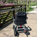 Zeus power Chair On Bridge Angle View