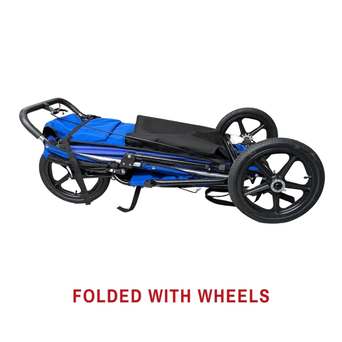 PHOENIX AXIOM FOLDED STROLLER with wheelcs in Blue from Adaptive star