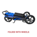 PHOENIX AXIOM FOLDED STROLLER with wheelcs in Blue from Adaptive star