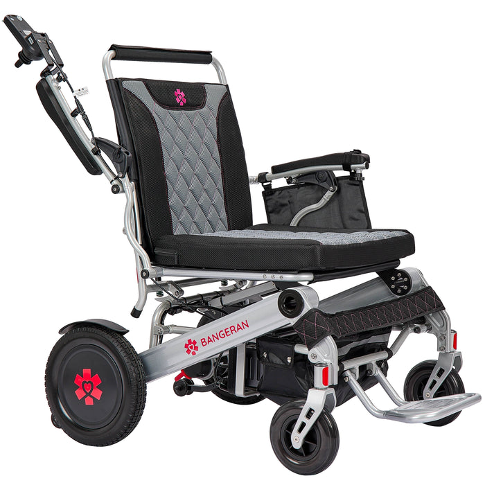 Mammoth EX 500 LB Weight Capacity Travel Folding Electric Wheelchair