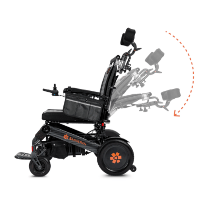 Mammoth EX 500 LB Weight Capacity Auto Recline Bariatric Electric Wheelchair reclining demonstration
