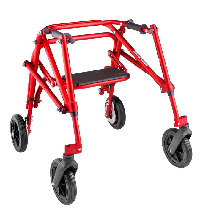 Circle Specialty Klip Posterior 4 Wheel Walker with Seat & 8" Outdoor Wheels