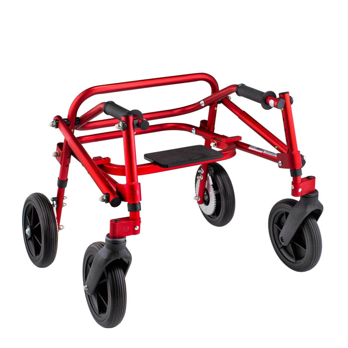 Circle Specialty Klip Posterior 4 Wheel Walker with Seat & 8" Outdoor Wheels