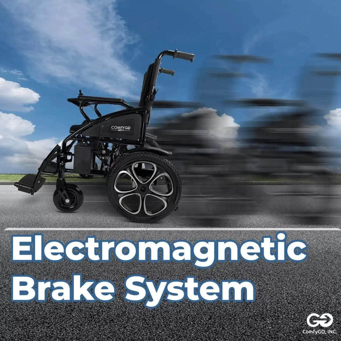 Comfygo6011ElectricWheelchairElecromagneticBrakeSystem