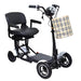 Comfygo MS 3000 Plus Color Black and White with Basket Front Right View