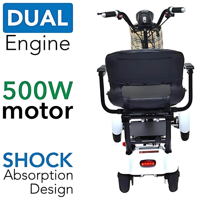Comfygo MS 3000 Dual Engine 500W Motor Shock Absorption Design