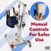 ComfyGo PL-3000 Electric Patient Lift - Manual Controls For Safe Use
