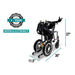 ComfyGo X-7 Ultra Lightweight Electric Wheelchair - Folded Size 11.5" , 30" and 27"