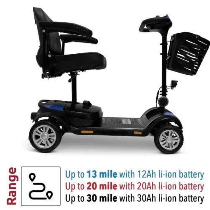 ComfyGo Z-4 Ultra-Light Electric Mobility Scooter Travel Range Mile