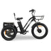 FORTE Electric Tricycle Color Black Right Side View