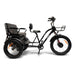 GOBike-FORTE Electric Tricycle with Rear Seat Color Black Right Side View