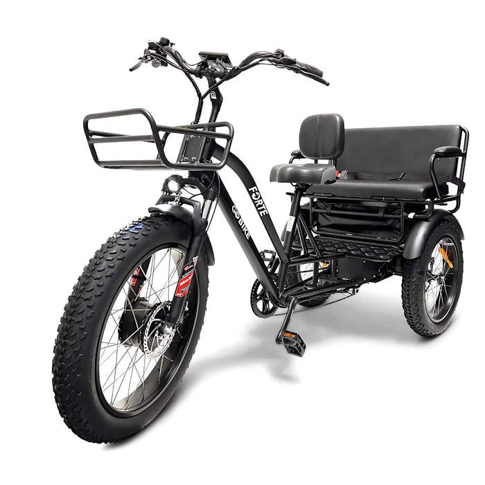 FORTE Electric Tricycle With Rear Seat FORTE Electric Tricycle With Rear Seat