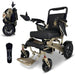 Majestic IQ 7000 - Side View Folded and Front Side View With Remote - Color Black