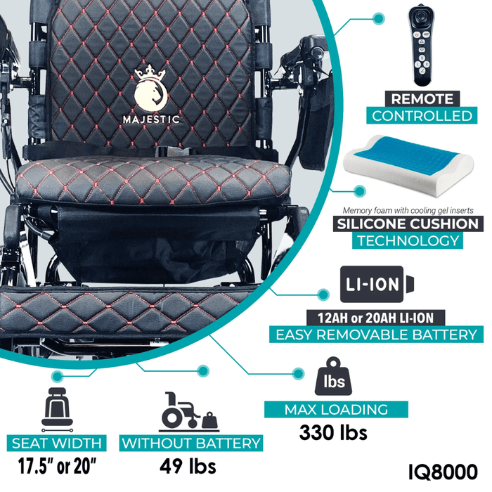 ComfyGo Majestic IQ 8000 Seat With Specs