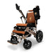 Majestic IQ-8000 Electric Wheelchairs Color Taba Backrest and Silver Frame - Front Side-View