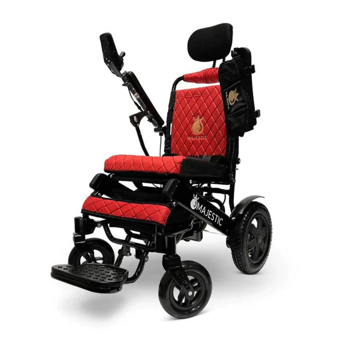 Majestic IQ-9000 Electric Wheelchair Color Red Backest