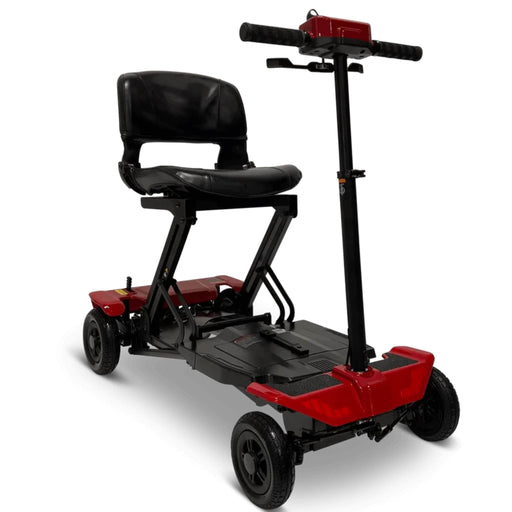 MS-4000 4-Wheel Mobility Electric Scooter Color Red Front Right Side View