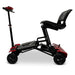 Comfygo MS-4000 4-Wheel Electric Scooter Color Red Slight Side View