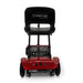 MS-4000 4-Wheel Mobility Electric Scooter Color Red Back View
