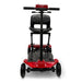 MS-4000 4-Wheel Mobility Electric Scooter Color Red Front View