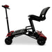 MS-4000Auto-FoldingMobilityScooterColorRedSideView