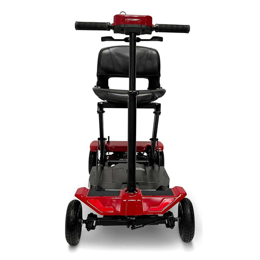 MS-4000Auto-FoldingMobilityScooterColorRedFrontView