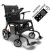 Phoenix Carbon Fiber Ultra Electric Wheelchair Front Side View with Wireless Remote Control