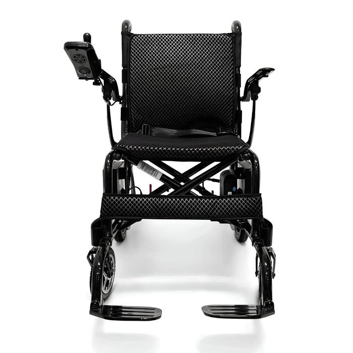 PhoenixCarbonFiberElectricWheelchairColorBlackFrontView