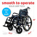 Comfygo X-1 Mobility - Smooth To Operate Solid Grid Tech - Easy To Push - 20.5" - 39.5" - 38" Size