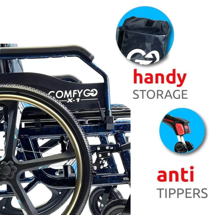 ComfyGO Mobility X-1 - Handy Storage and Anti-Tippers