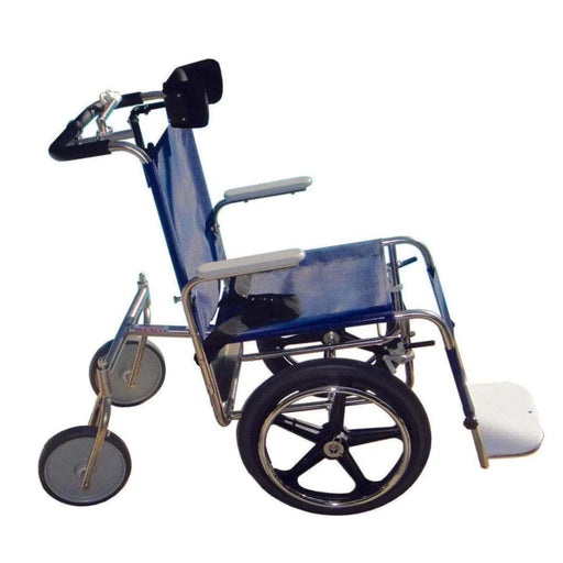 Debug Aquatic Wheelchair Color Blue Right Side View