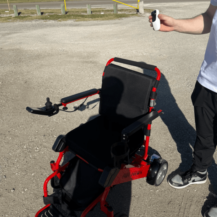 Air Hawk Foldable Electric Power Wheelchair