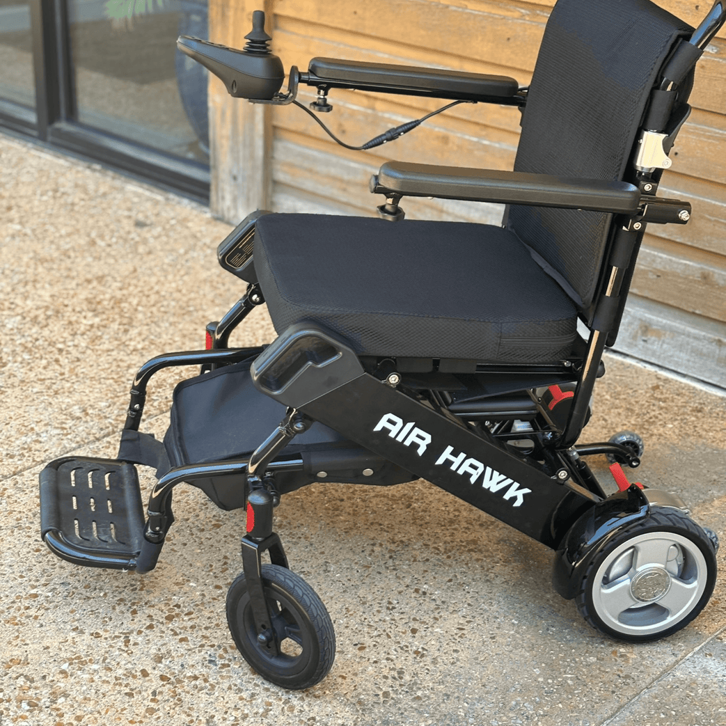 Dual Batteries Air Hawk Wheelchair