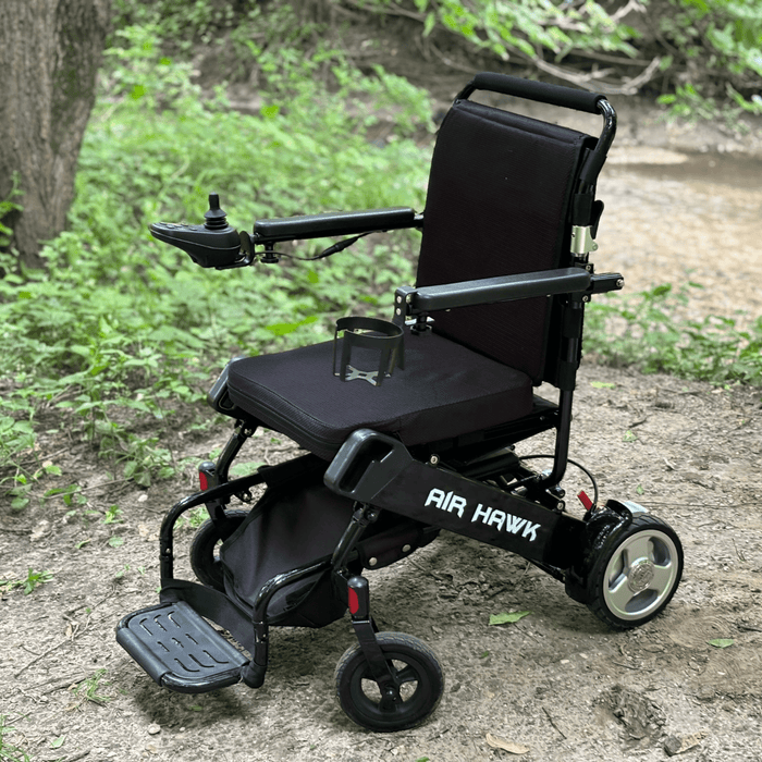 Air Hawk Foldable Electric Power Wheelchair Open Box Special