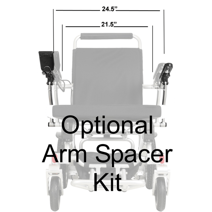 electra_7_seat_width with optional arm spacer kit