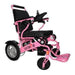Electra 7 hd Electric Wheelchair Color Pink Front Right Side View