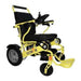 Electra 7 Power Wheelchair Color Yellow Front Right Side View