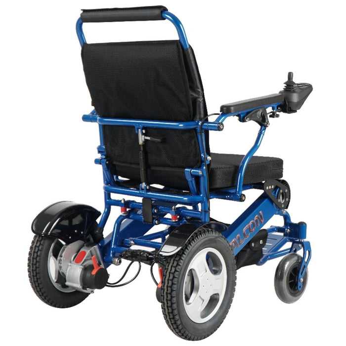 falcon-power-wheelchair blue back side
