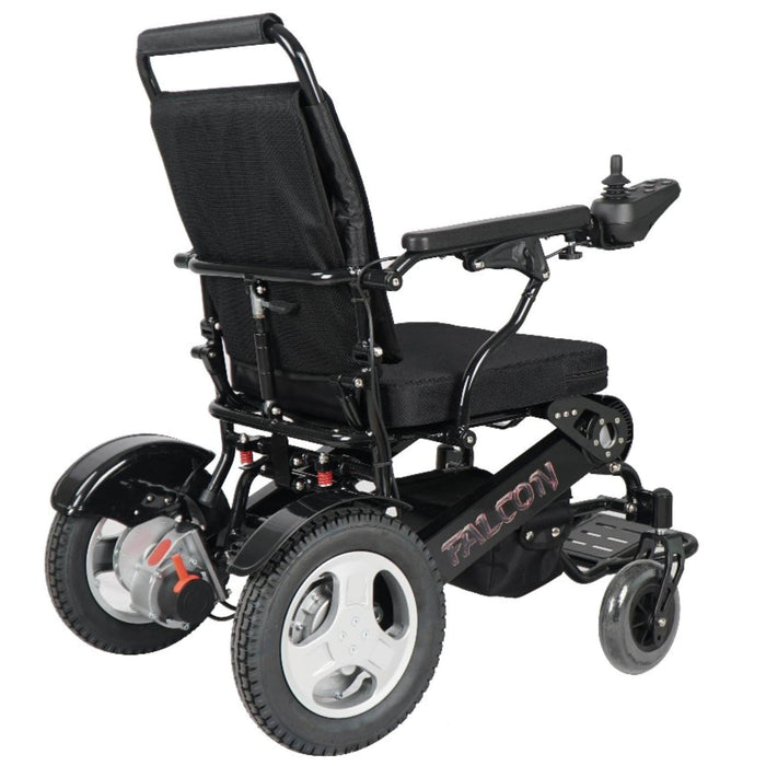 falcon-power-wheelchair black side right