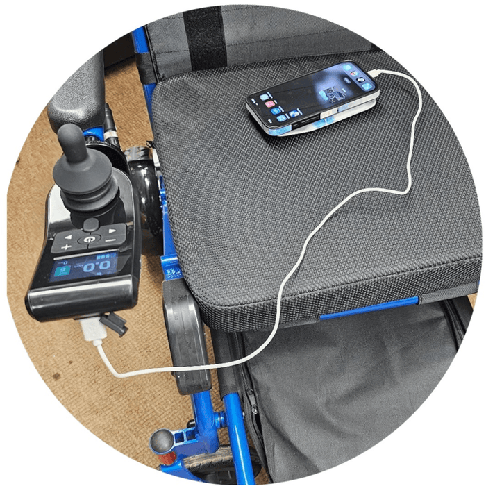 Matrix Ultra 2 2025 Model Carbon Fiber Folding Electric Wheelchair Red Open Box