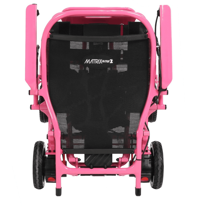 Matrix Ultra 2 2025 Model Carbon Fiber Folding Electric Wheelchair Red Open Box