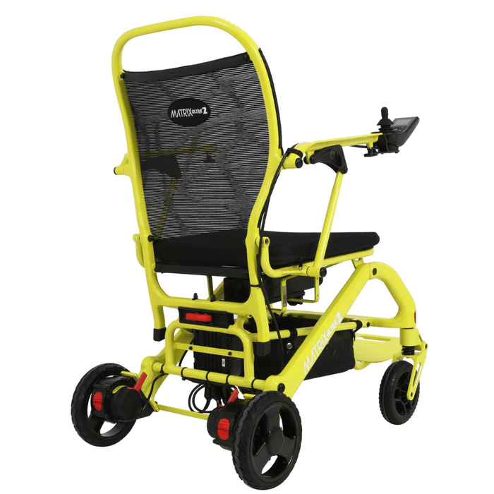 Matrix Ultra 2 2025 Model Carbon Fiber Folding Electric Wheelchair Red Open Box