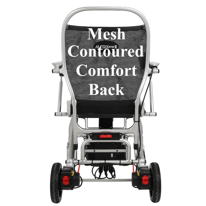 Matrix Ultra 2 2025 Model Carbon Fiber Folding Electric Wheelchair Red Open Box