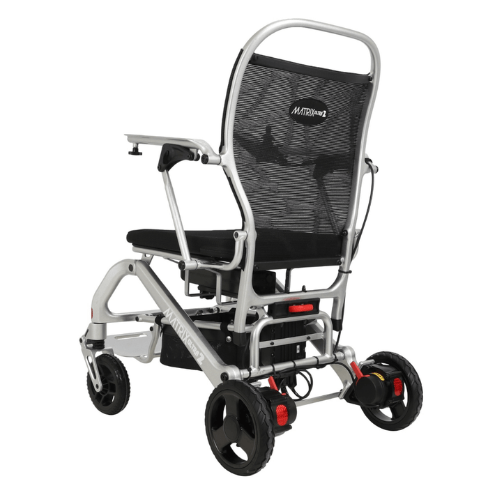 Matrix Ultra 2 2025 Model Carbon Fiber Folding Electric Wheelchair Red Open Box