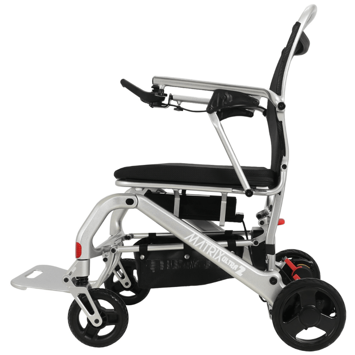 Matrix Ultra 2 2025 Model Carbon Fiber Folding Electric Wheelchair Red Open Box