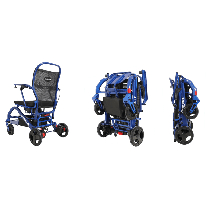 Matrix Ultra 2 2025 Model Carbon Fiber Folding Electric Wheelchair Red Open Box